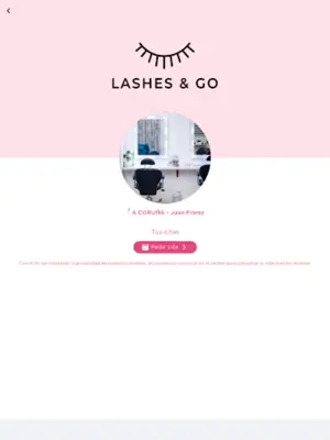 Lashes & Go android App screenshot 2